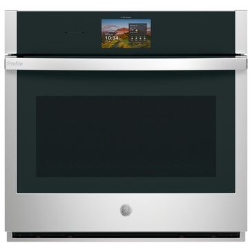 GE Profile 30" Smart Built-in Convection Single Wall Oven with In-Oven Camera and No Preheat Air Fry in Stainless Steel, , large