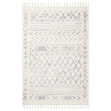 Justina Blakeney x Loloi Ronnie 2"2" x 3"9" Ivory and Sky Area Rug, , large