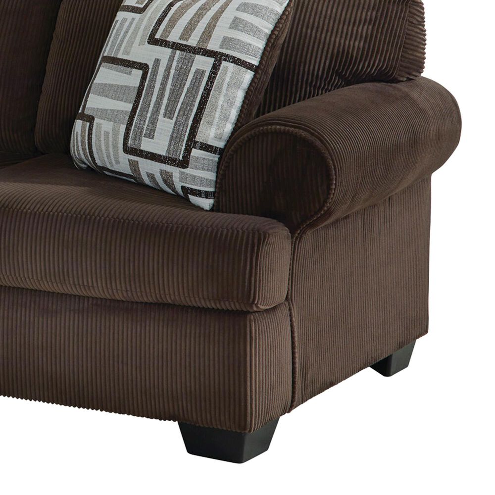 ASHLEY Kimlee 3-Piece Stationary Left Arm Facing Sectional with Chaise in Chocolate, , large