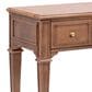 Jennifer Taylor Home Dauphin 55" 3-Drawer Executive Desk in Brown, , large