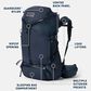 YETI Skala 50L Men"s Hiking Backpack in Classic Navy - S/M, , large