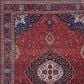 Feizy Rawlins 39HDF 2"7" x 8" Red and Navy Runner, , large
