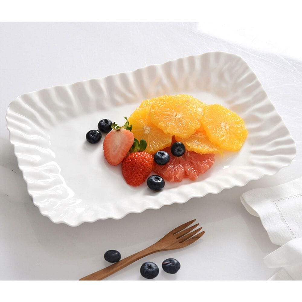 Pampa Bay Mascali Bianca Small Deep Tray in White, , large