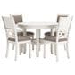 Ashley Erinberg 5-Piece Round Dining Set in Antique White, , large