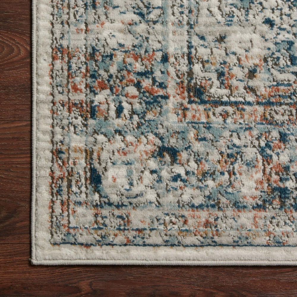 Loloi II Bianca  9&#39;9&quot; x 13&#39;6&quot; Ivory and Ocean Area Rug, , large