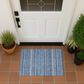 Dalyn Rug Company Soft Essentials Striped Denim 1"8" x 2"6" Indoor/Outdoor Area Rug, , large
