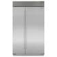 Sub Zero 48" Classic Side-by-Side Refrigerator/Freezer with Pro Handle, , large