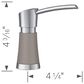 Blanco Artona Soap Dispenser in Stainless Steel and Truffle, , large