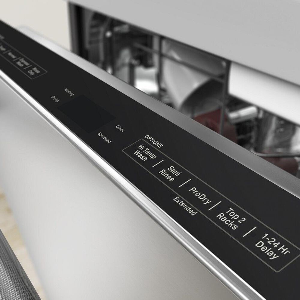KitchenAid 44 dBA Built-In Bar Handle Dishwasher with FreeFlex 3rd Rack and LED Interior Light in PrintShield Stainless Steel, , large