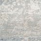 Nourison Envy Abstract Blue and Silver 9"3" x 12"7" Area Rug, , large