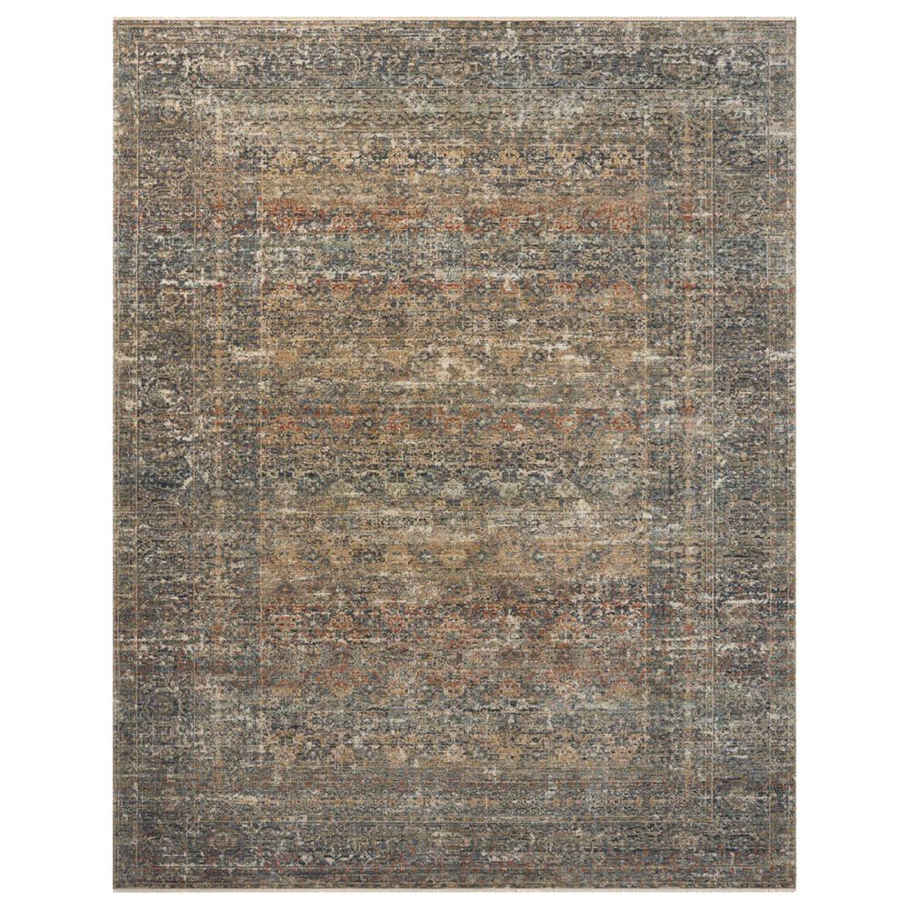 Loloi Heritage 4" x 8" Midnight and Multicolor Area Rug, , large