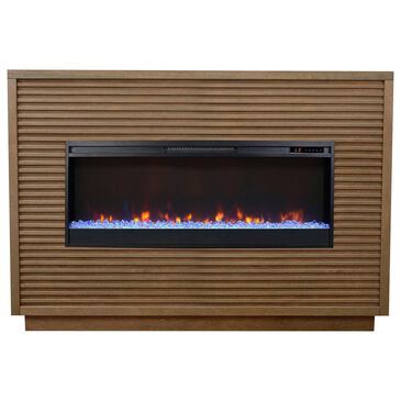 Legends Furniture Stardust Fireplace Mantel in Bourbon, , large