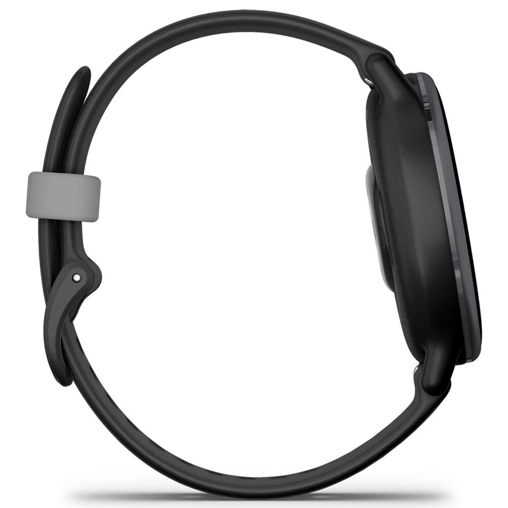 Garmin Vivoactive 5 Smartwatch 30.4mm Slate Aluminum Bezel Black Case with Silicone Band, , large