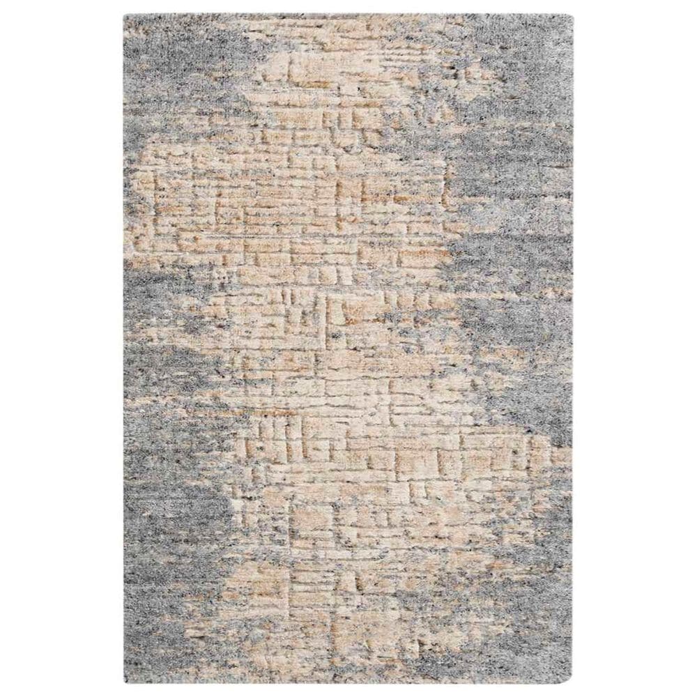 Nourison Harmony 2" x 3" Slate and Beige Area Rug, , large