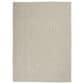 Nourison Courtyard Ivory and Silver 6" x 9" Indoor/Outdoor Area Rug, , large