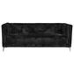 Titanic Furniture Austin Stationary Sofa in Black Velvet, , large