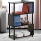 HOMLUX Flexi 4-Tier Rack Bookshelf in Espresso, , large