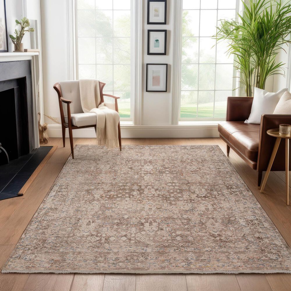 Dalyn Rug Company Vienna VI6 5&#39; x 7&#39;10&quot; Chocolate Area Rug, , large