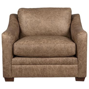 Hickorycraft Leather Accent Chair in Winslow, , large