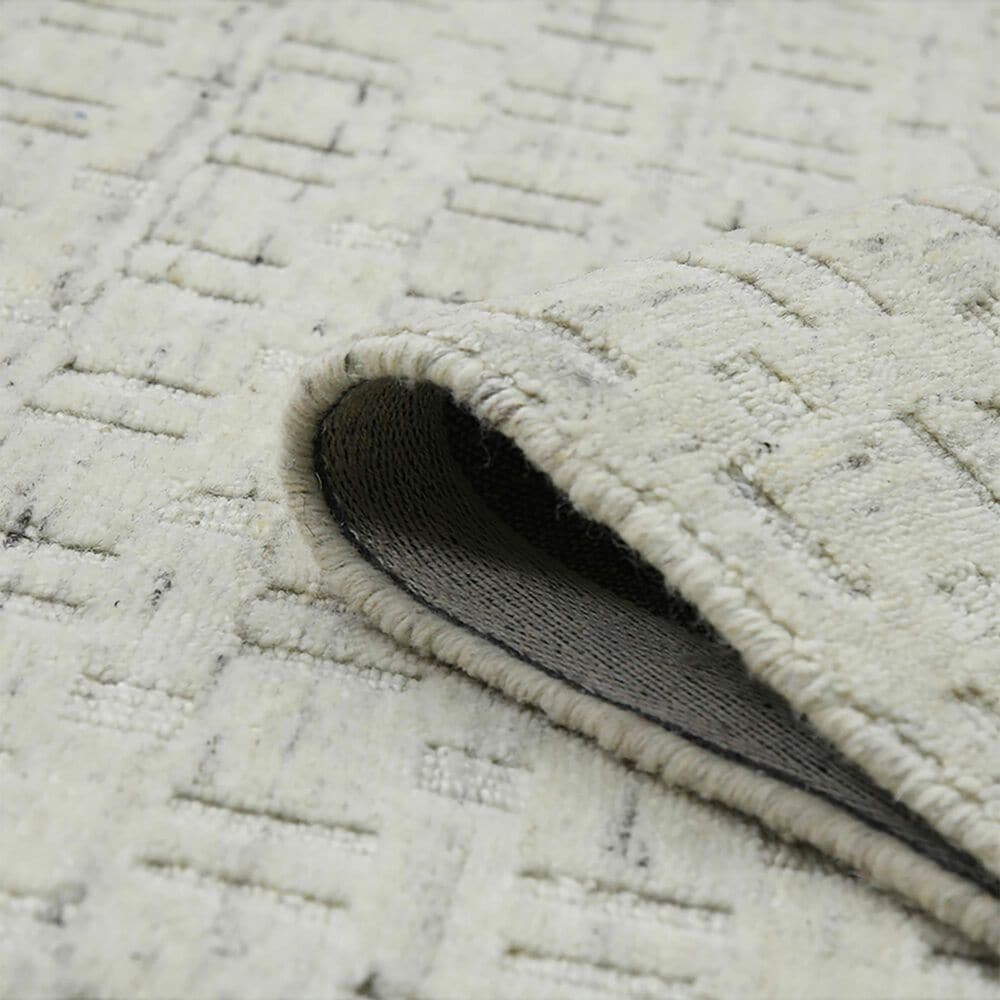 Amer Rugs Houston 5&#39; x 7&#39;6&quot; Natural White Area Rug, , large