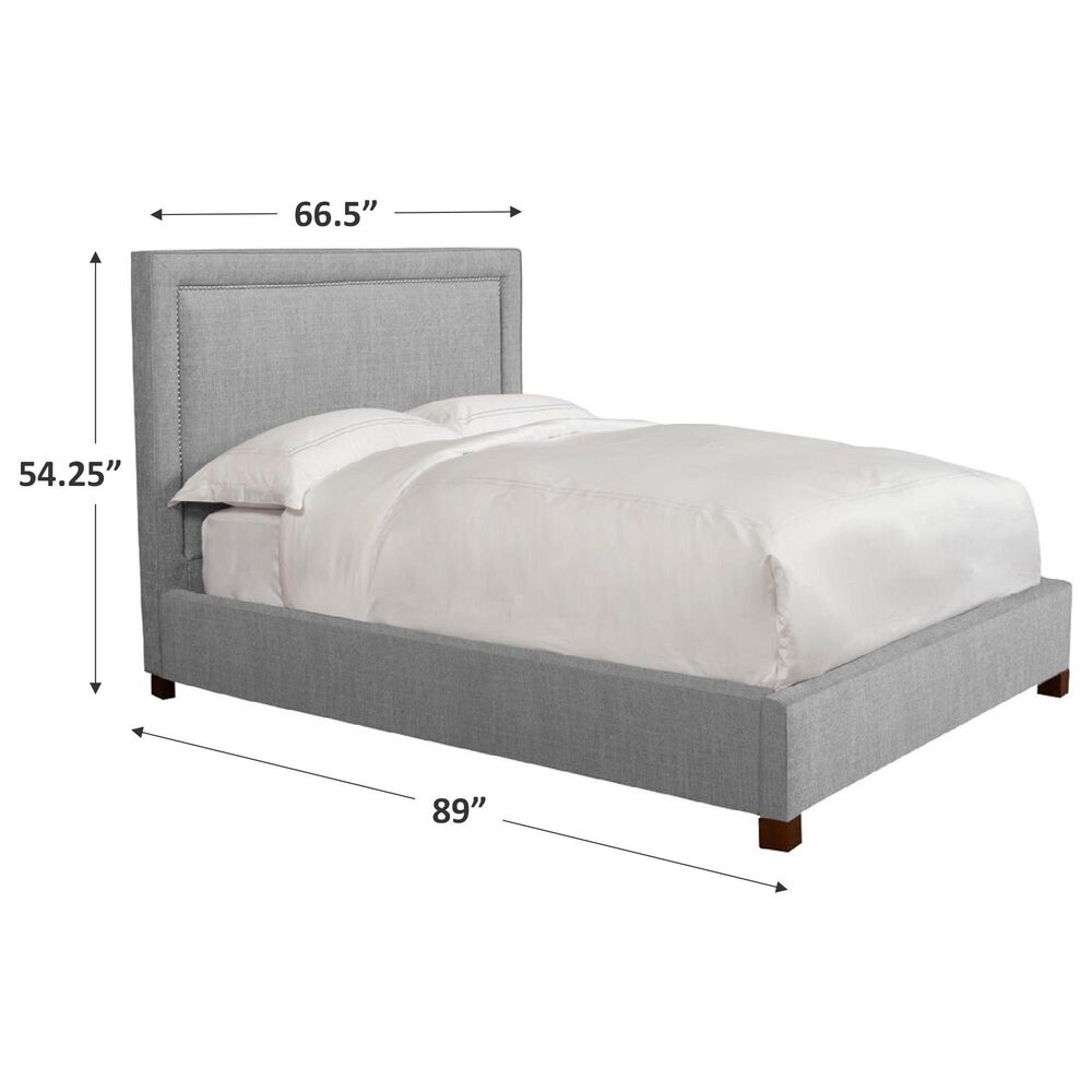 Simeon Collection Cody Queen Upholstered Bed in Mineral, , large
