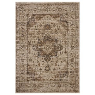 Loloi Haywood Natural and Bark 5"3" x 7"7" Area Rug, , large