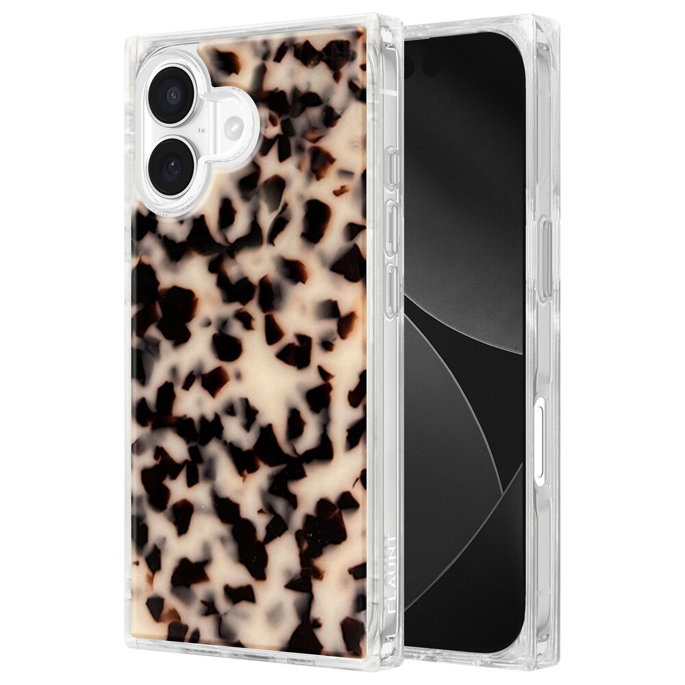 Case-Mate Square MagSafe Case for iPhone 17 in Blonde Tortoise Shell, , large
