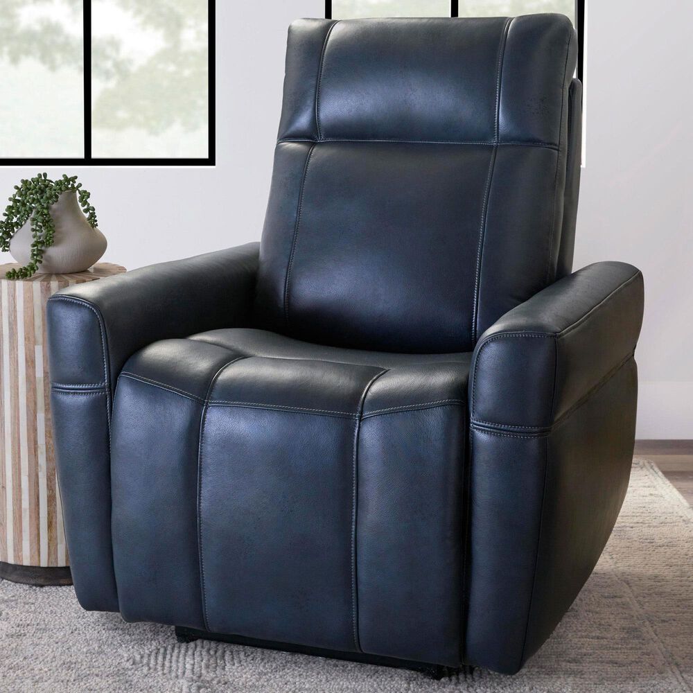 Simeon Collection Bradford Power Zero-Gravity Recliner in Steamboat Marine, , large