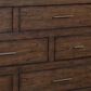 Riva Ridge Modern Loft 4-Piece Platform King Bedroom Set in Brownstone, , large