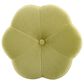 Linon Home Decor Seraphina Vanity Stool with Green Cushion in Gold, , large