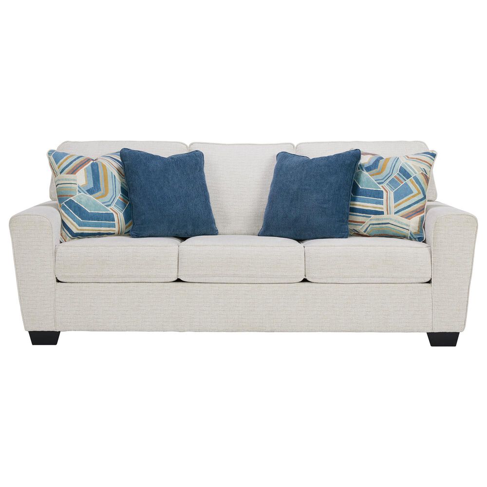 Ashley Cashton Stationary Sofa and Loveseat Set in Snow, , large
