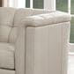 Hydeline Arvo Leather Accent Chair in Vanilla White, , large