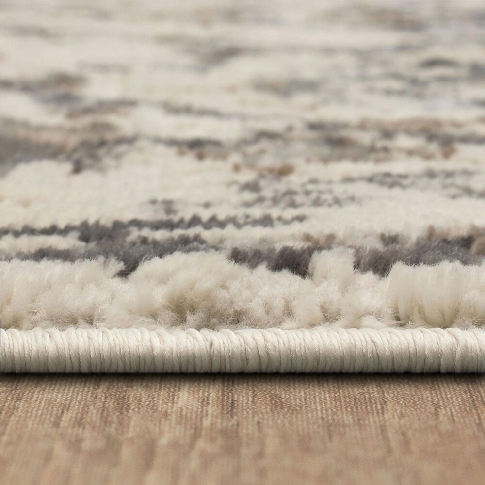 Karastan Cleo Holloway 5&#39;3&quot; x 8&#39; Grey Area Rug, , large