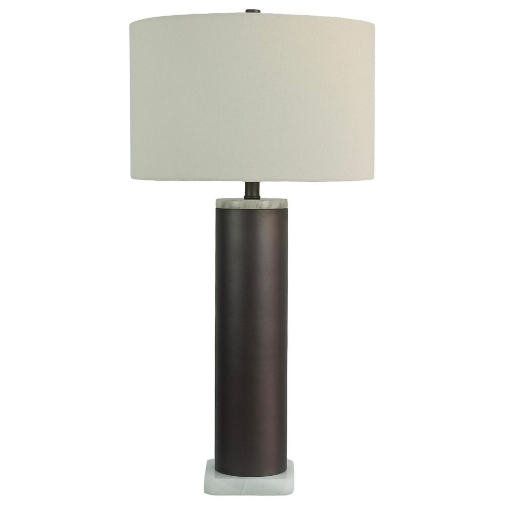 Classy Art Wholesalers Slate Stone Table Lamp in Bronze, , large