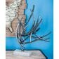 Maple and Jade Abstract Decorative Sculpture with Marble Base in Dark Gray and White, , large