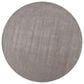 Feizy Luna 8" Round Light Gray Area Rug, , large