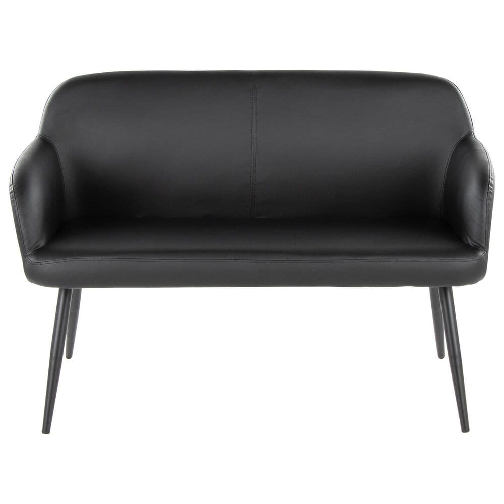 Lumisource Daniella Upholstered Bench in Black, , large