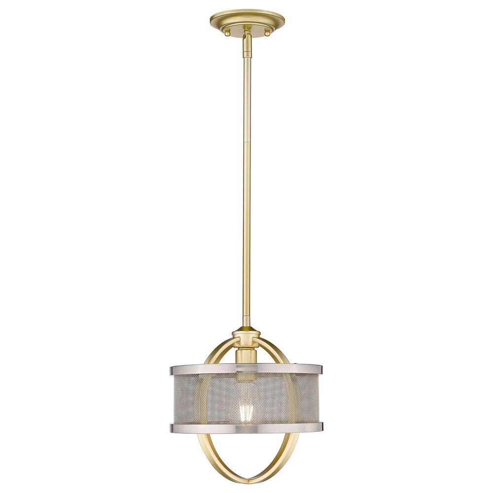 Golden Lighting Colson Mini Pendant with Shade in Olympic Gold, , large