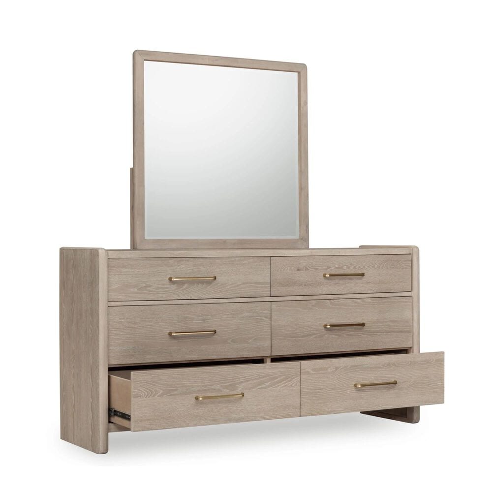 Urban Home Gardenia Dresser and Mirror in Chai, , large