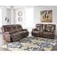 Ashley Wurstrow Power Reclining Sofa with Adjustable Headrest in Umber, , large