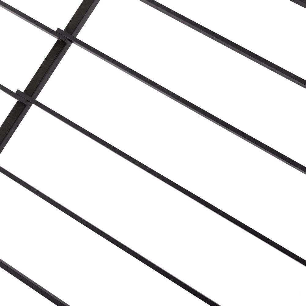 HOMLUX Twin Metal Bed Frame in Black, , large