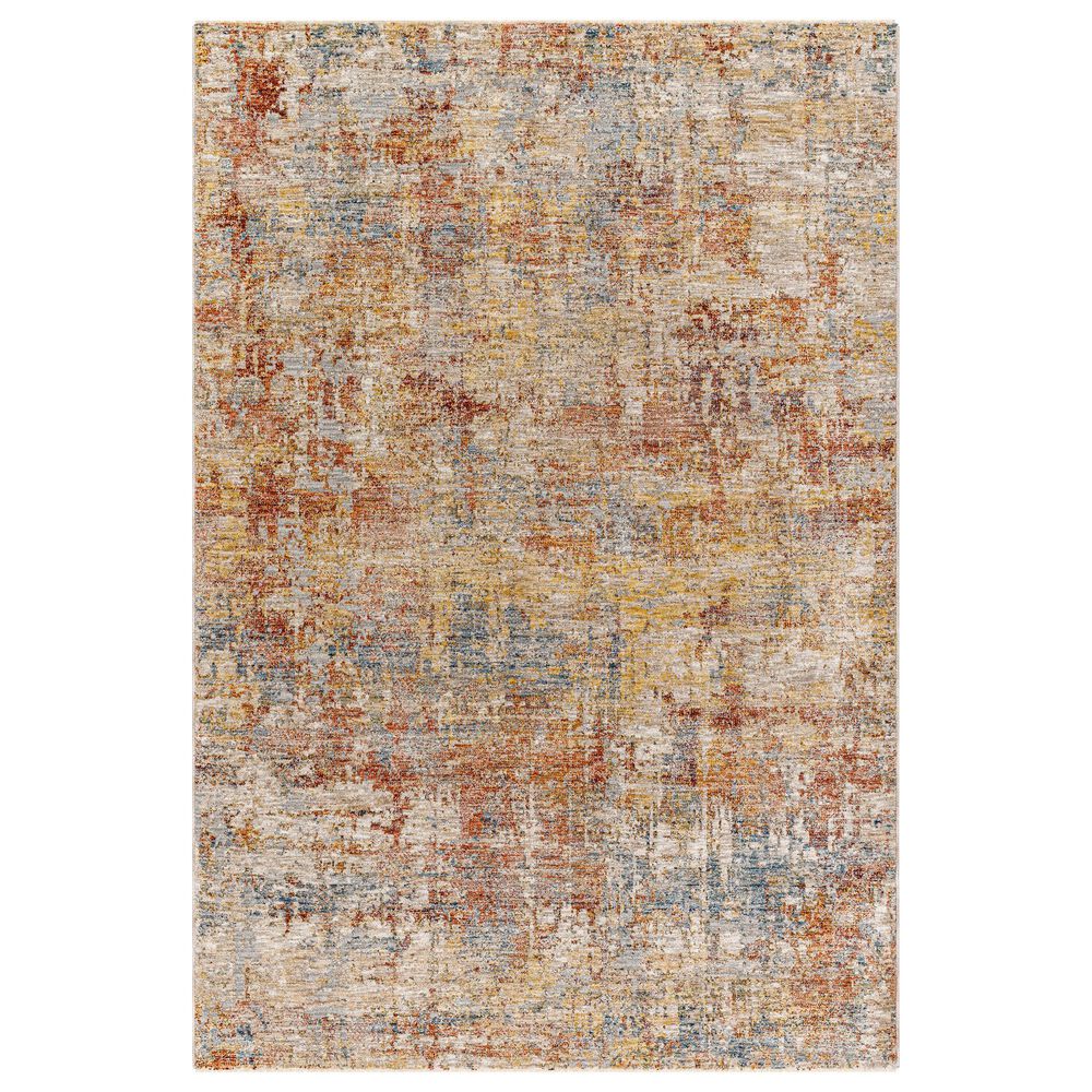 Surya Mona Lisa 2"7" x 10" Tan, Mustard, Dark Blue, Brick Red, Sage, Olive and Burgundy Runner, , large