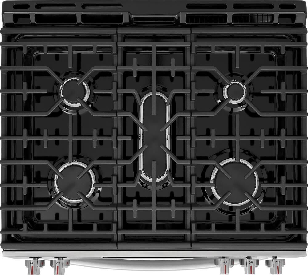 Frigidaire Gallery 30&quot; Freestanding Gas Convection Range with Stone-Baked Pizza in Stainless Steel, , large
