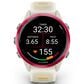 Garmin Forerunner 570 42mm Raspberry Aluminum with Translucent Bone and Mango Band, , large