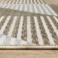 Oriental Weavers Echo ECH04 Beige and Grey 7"10" x 10"10" Area Rug, , large
