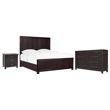 Hooker Furniture Driftwood 3-Piece King Panel Bedroom Set in Burnt Timber, , large