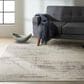 Nourison Rush 6" x 9" Ivory and Beige Area Rug, , large