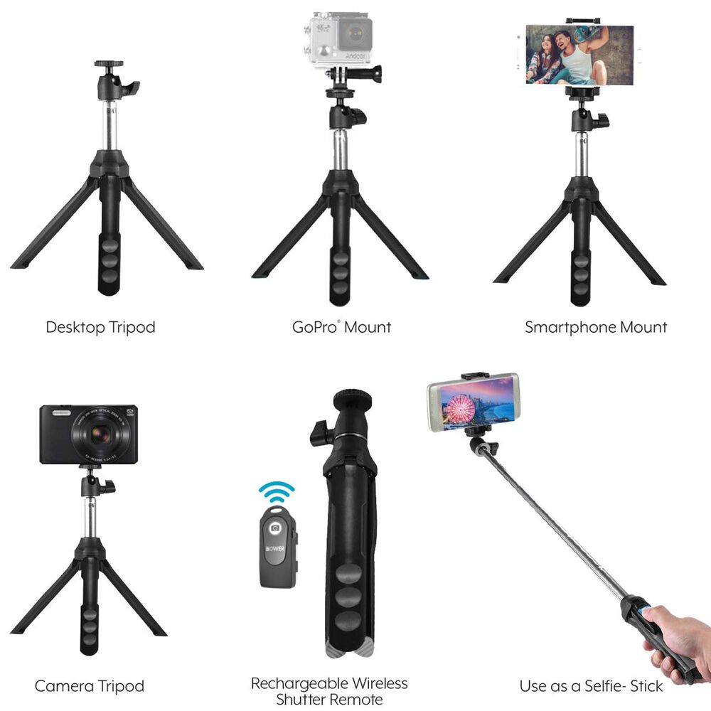 Bower 6-In-1 Smart Photo Selfie Kit, , large