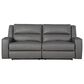 Ashley Brixworth 2-Seat Reclining Sofa in Slate, , large