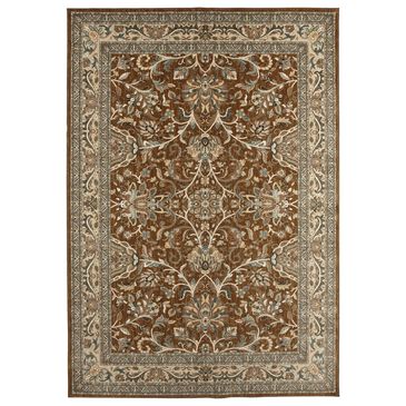 Karastan Euphoria Newbridge 90262-80062 12" x 15" Brown Area Rug, , large